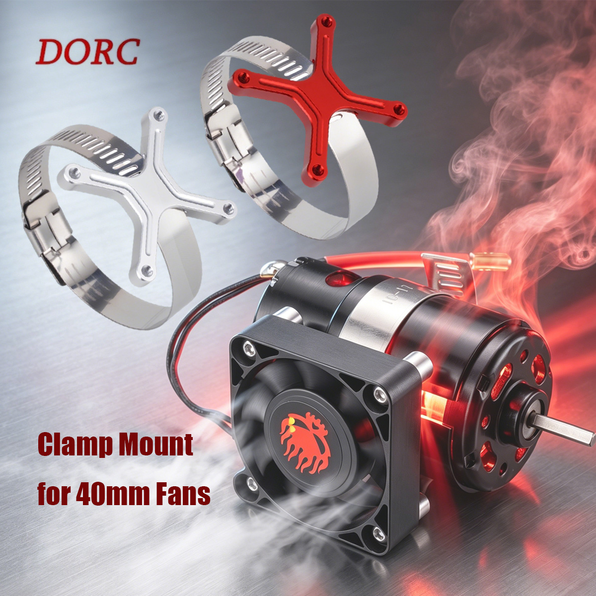 Rc Hobby Parts - Universal Adjustable Fan Mount 30-49mm Wide