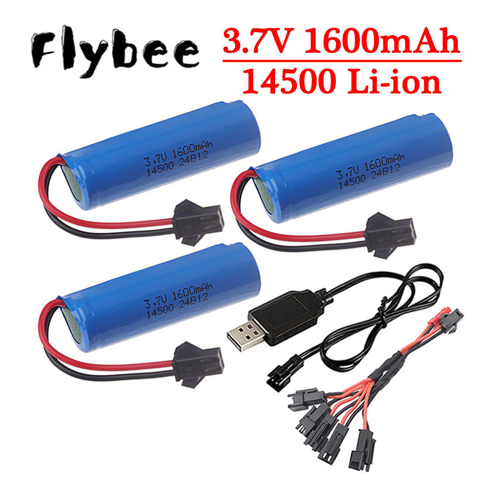 Rc Hobby Parts - Original 3.7v 14500 1600mAh Lipo battery