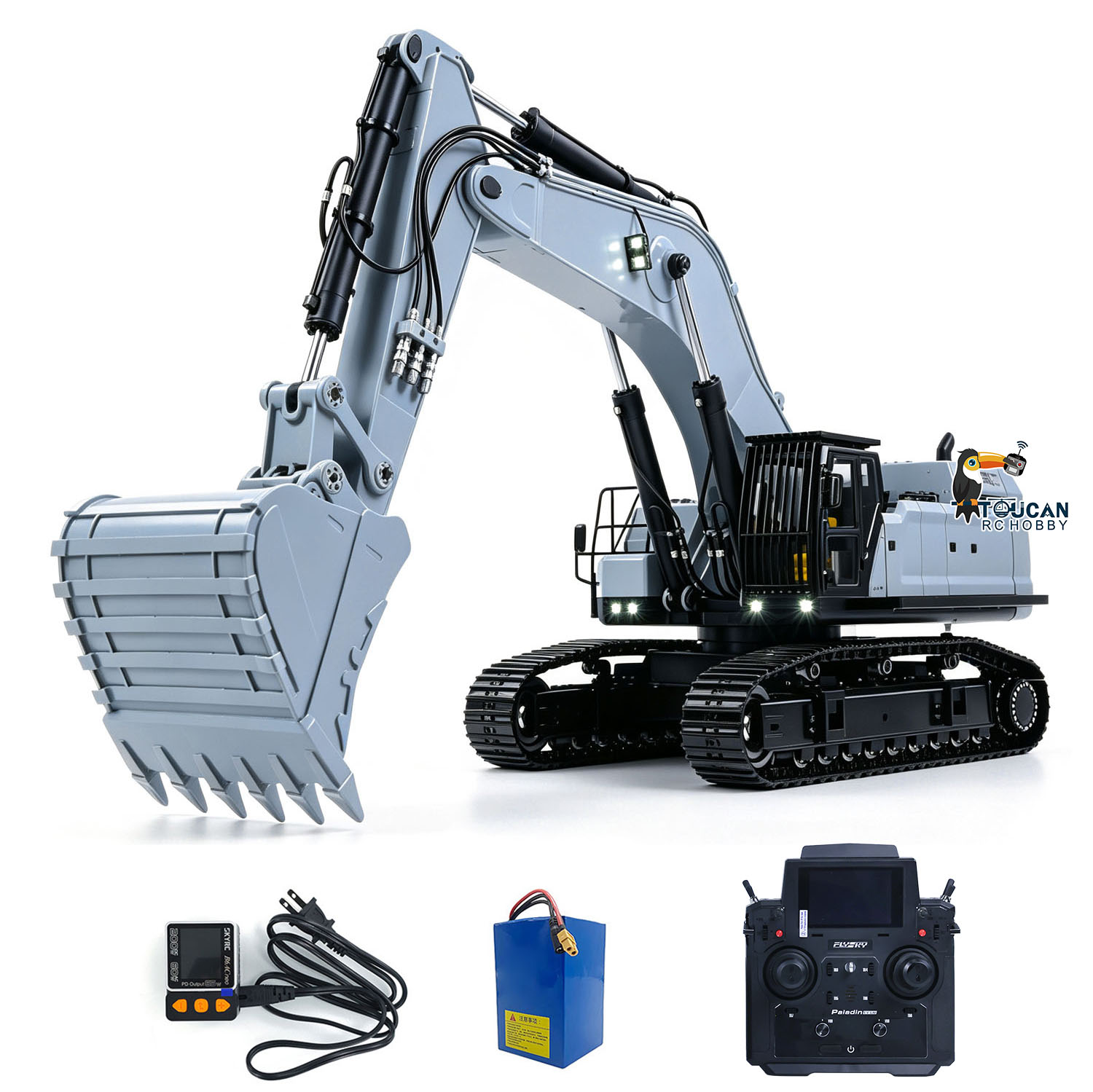 1/12395F RC Hydraulic Heavy Ex - Rc Excavator Hobby ulasan dan harga