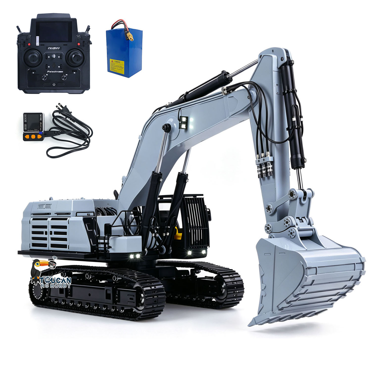1/12395F RC Hydraulic Heavy Ex - Rc Excavator Hobby ulasan dan harga