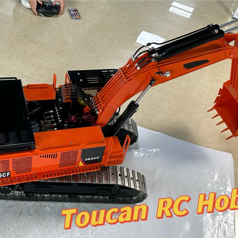 1/8 Metal Ripper of 385CF RC G - Rc Excavator Hobby ulasan dan harga