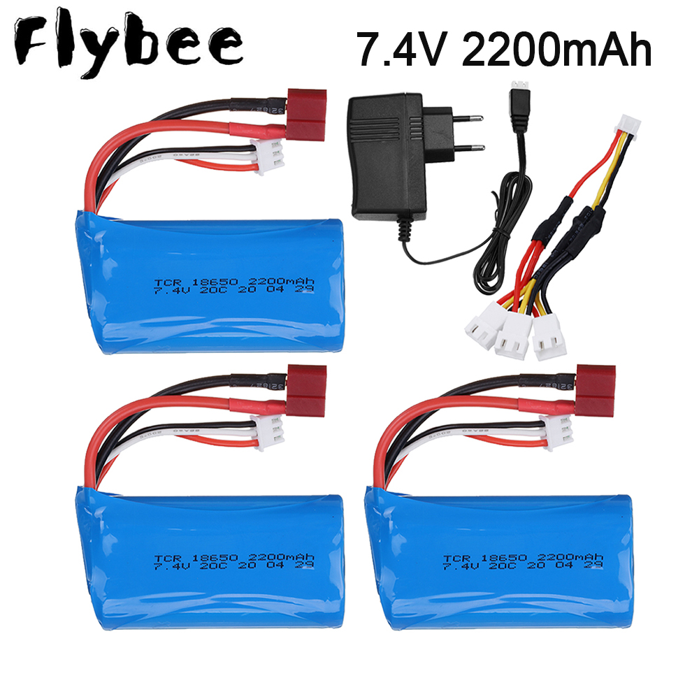 7.4V 2200mAh 18650 Lipo Batery - Rc Hobby Parts ulasan dan harga