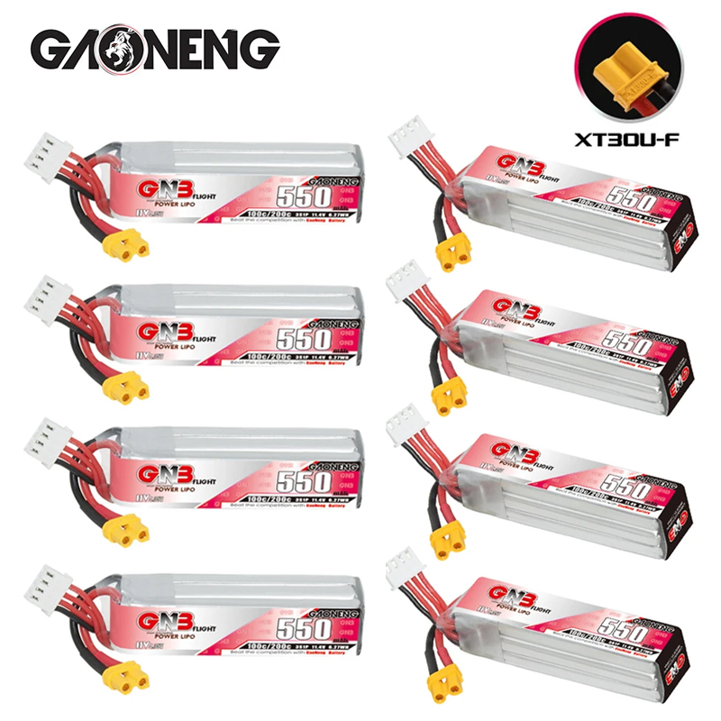 GNB HV 11.4V 550mAh 100C/200C  - Fpv Racing Quadcopter ulasan dan harga