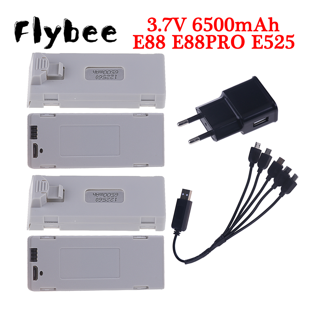 Original E88 Battery 3.7V 6500 - Rc Hobby Parts ulasan dan harga