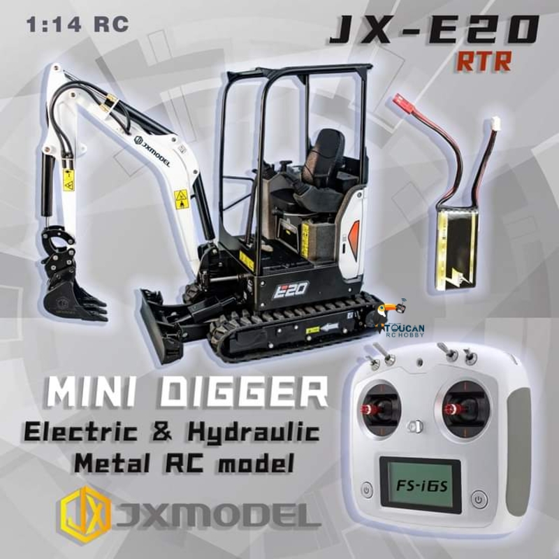 RTR JX E20 RC Mini Excavator 1 - Rc Excavator Hobby ulasan dan harga